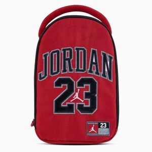 NEW! Jordan Nike Air Jordan Jersey 23 Zip Insulated Lunch Bag Box NWT